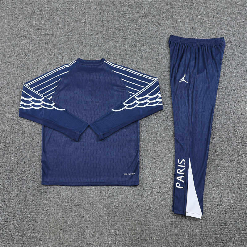 2025/26 Paris Saint German F.C. Navy Half-Zip Tracksuit