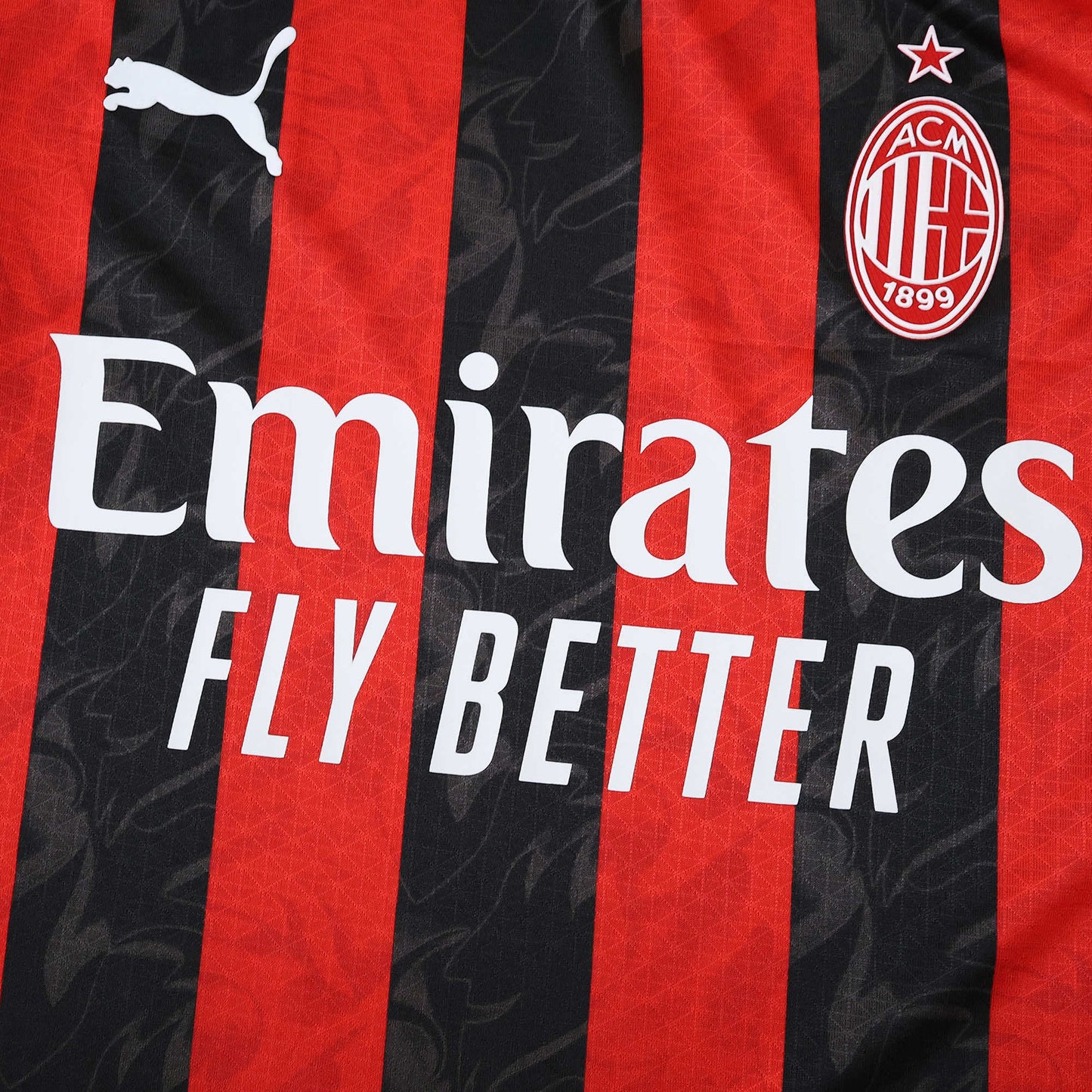 2025/26 A.C. Milan Home Player Kit - Long Sleeve
