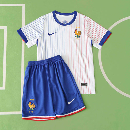 2024 UEFA France Away Kids Kit