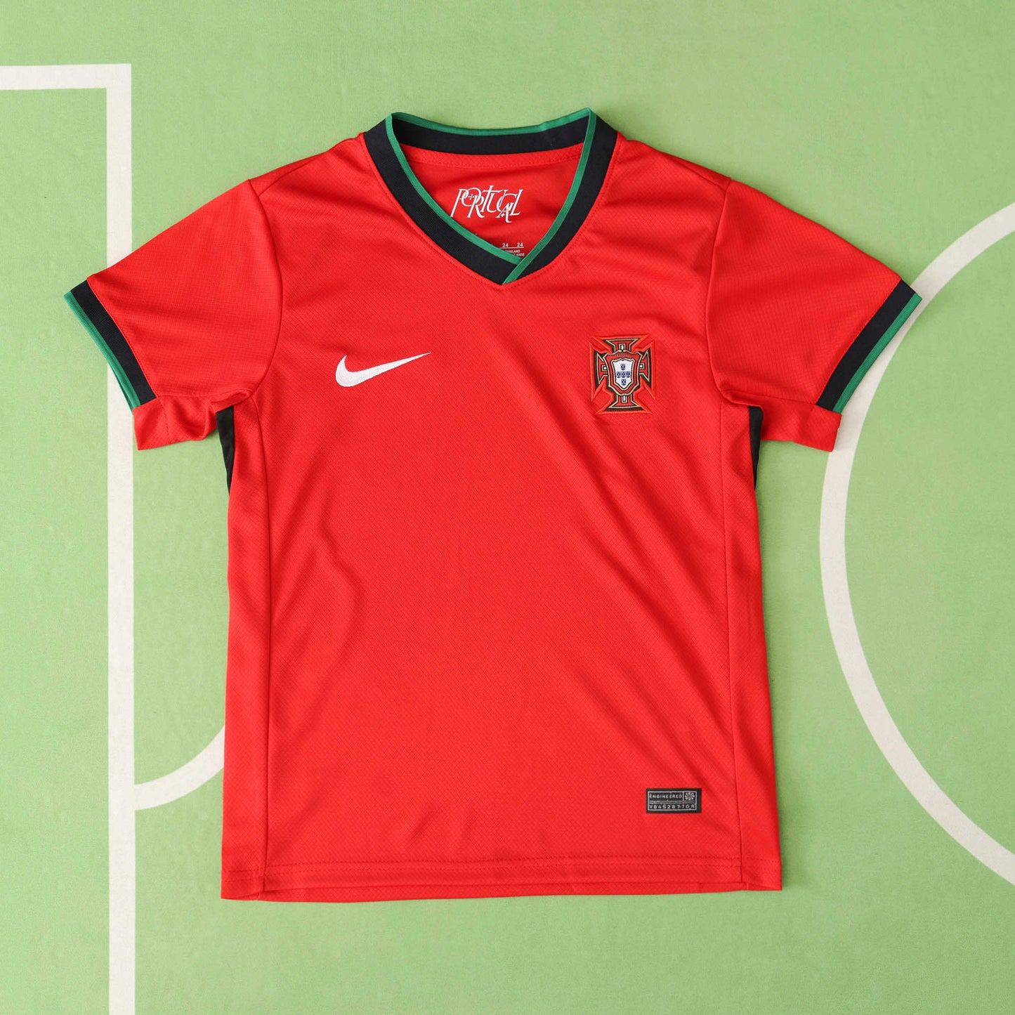 2024 UEFA Portugal Home Kids Kit