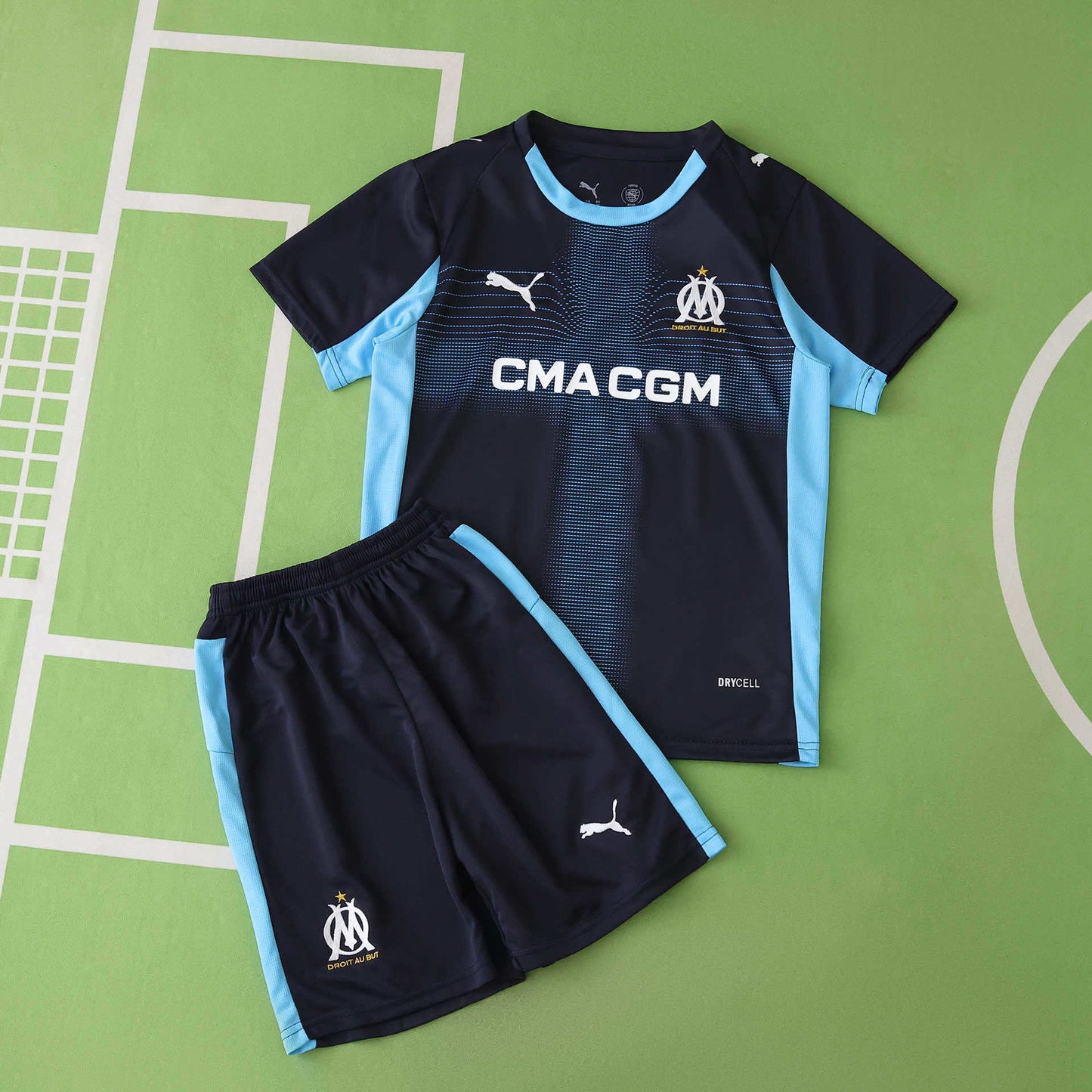 2025/26 Marseille FC Away Kids Kit