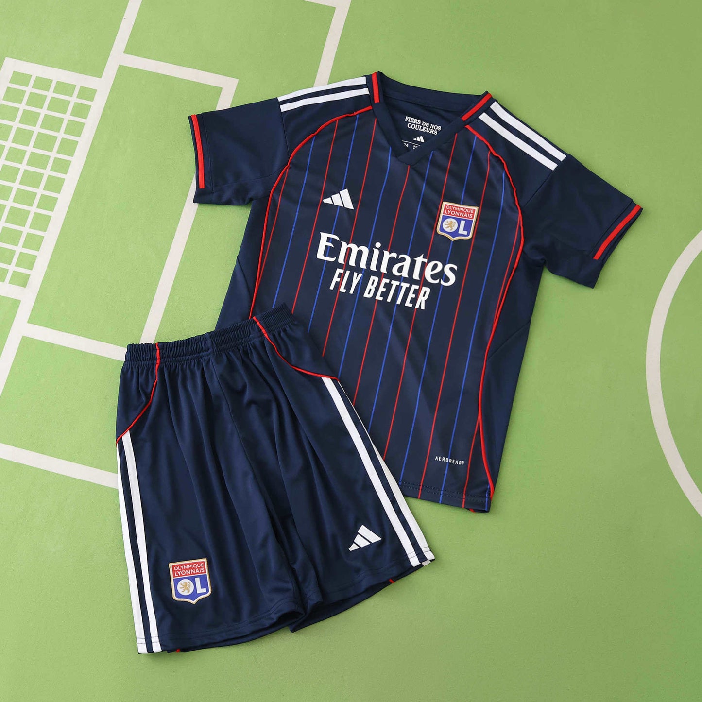 2025/26 Olympique Lyonnais Away Kids Kit