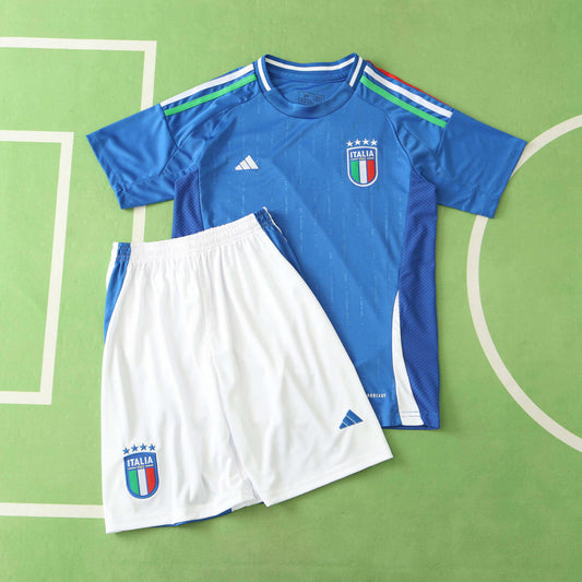 2024 UEFA Italy Home Kids Kit