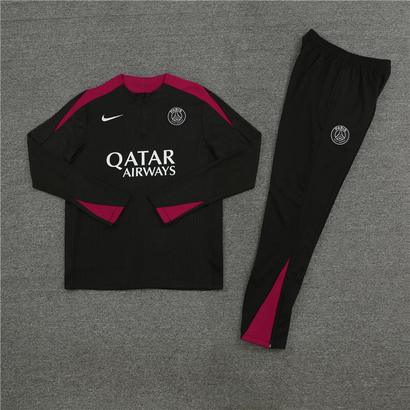 2024/25 Paris Saint German FC Black Tracksuit Set