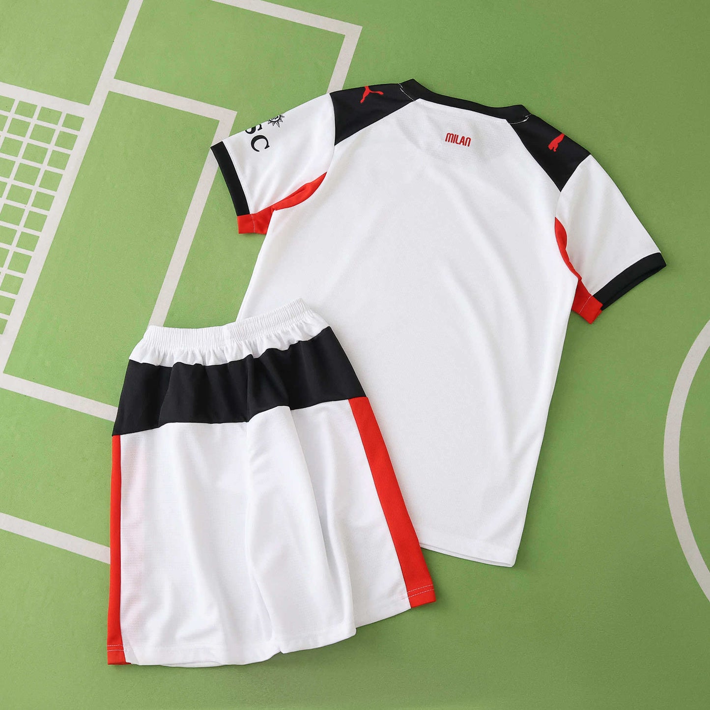 2025/26 A.C. Milan Away Kids Kit