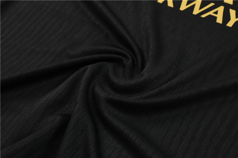 2024/25 Paris Saint German F.C. Black/Gold Tracksuit
