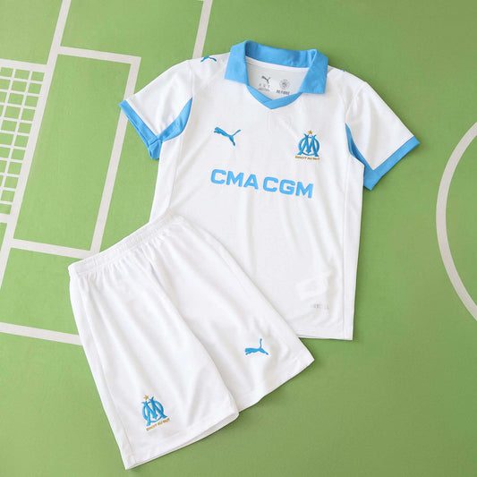 2025/26 Marseille FC Home Kids Kit