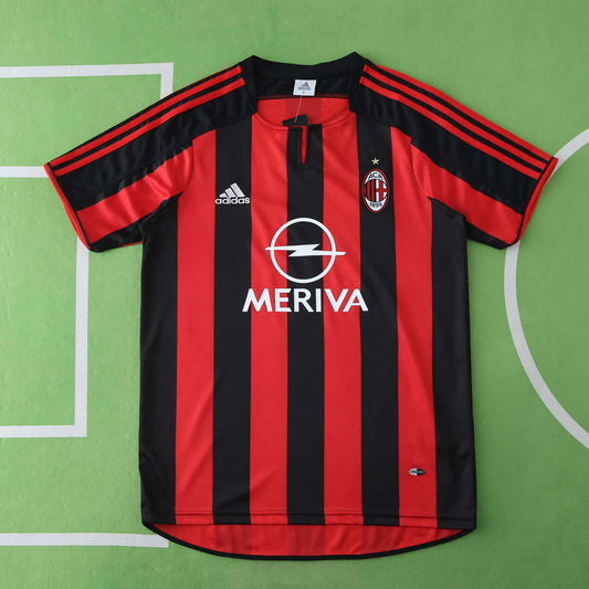 2003/04 A.C Milan Home Retro Kit