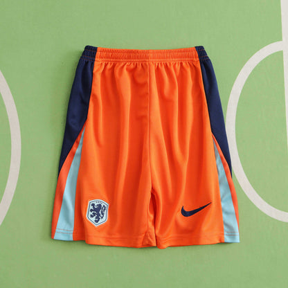 2024 UEFA Netherlands Home Kids Kit