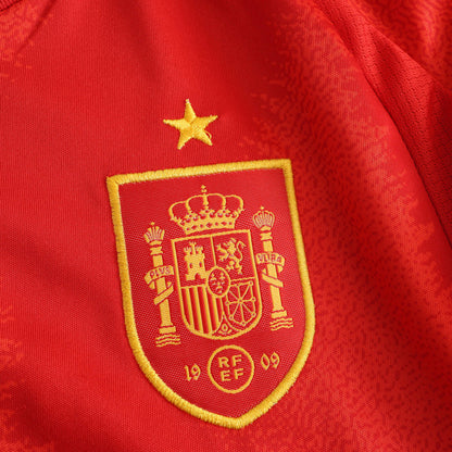 2024 UEFA Spain Home Kids Kit