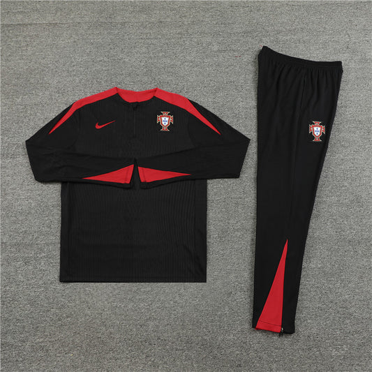 2024/25 Portugal 'Black and Red' Tracksuit