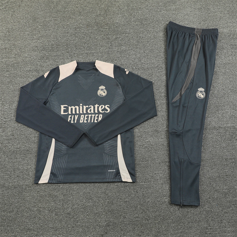2024/25 Real Madrid C.F Grey Tracksuit