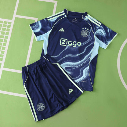 2025/26 AFC Ajax FC Away Kids Kit