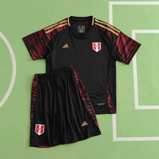 2024 UEFA Peru Away Kids Kit