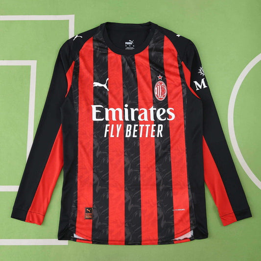 2025/26 A.C. Milan Home Player Kit - Long Sleeve