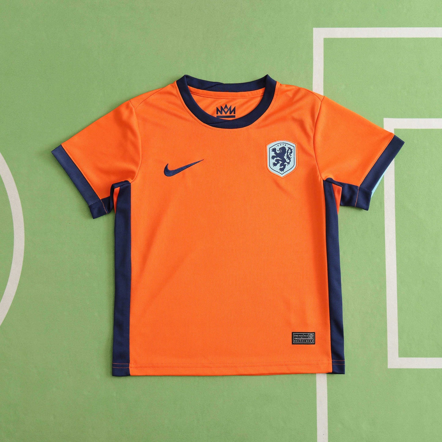 2024 UEFA Netherlands Home Kids Kit