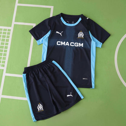 2025/26 Marseille FC Away Kids Kit