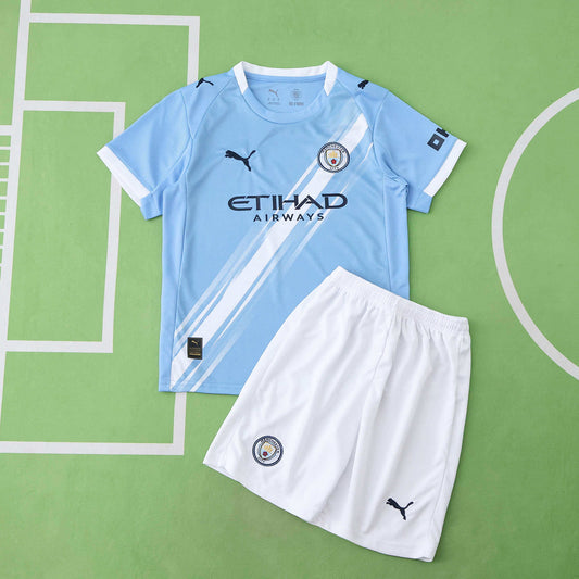 2025/26 Manchester City F.C Home Kids Kit