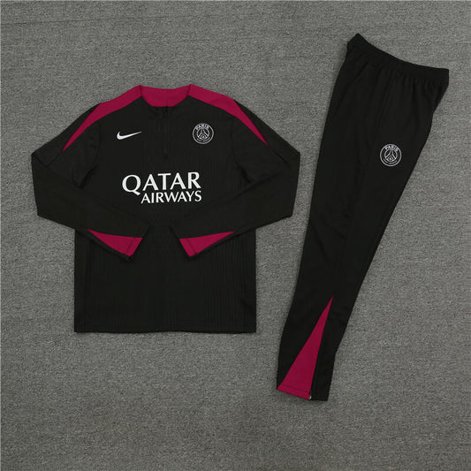 2024/25 Paris Saint German FC Black Tracksuit Set