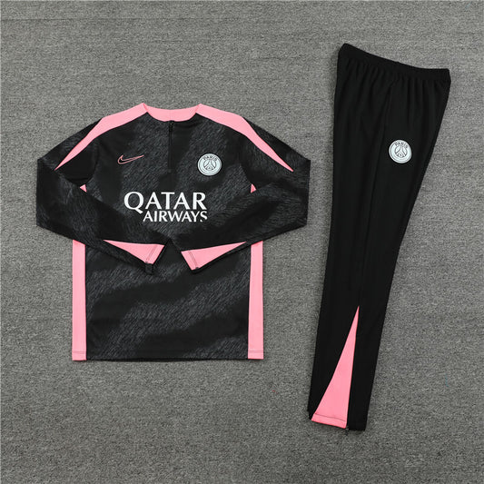 2024/25 Paris Saint German F.C. Black/Pink Track Suit