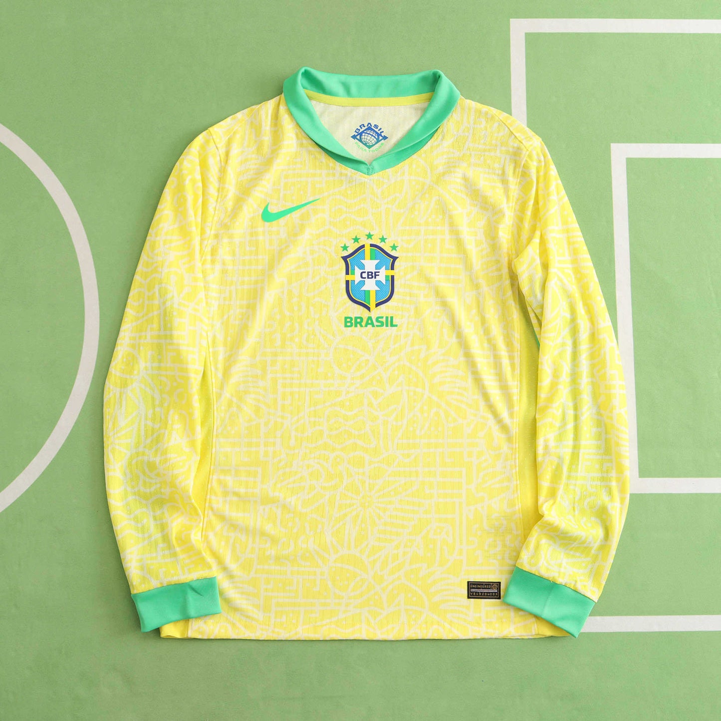 2024 Brazil Home Kit - Long Sleeved