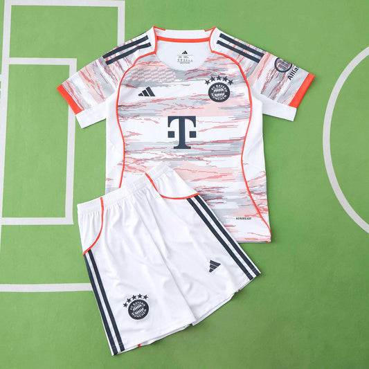 2025/26 FC Bayern Munich Away Kids Kit
