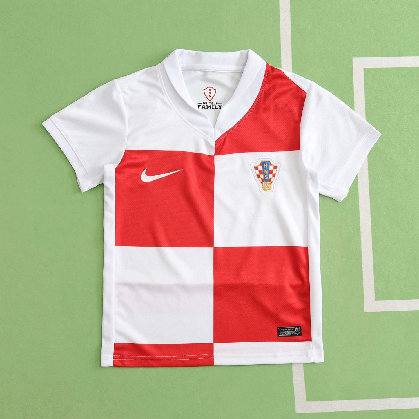 2024 UEFA Croatia Home Kids Kit