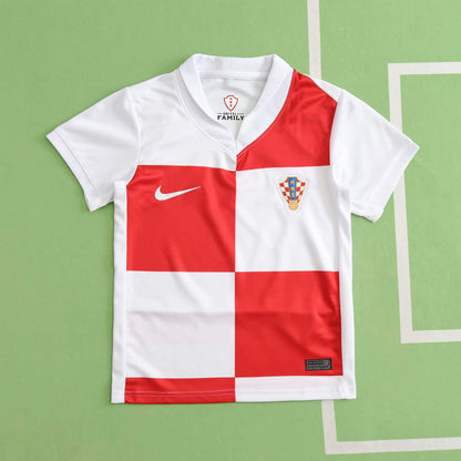 2024 UEFA Croatia Home Kids Kit
