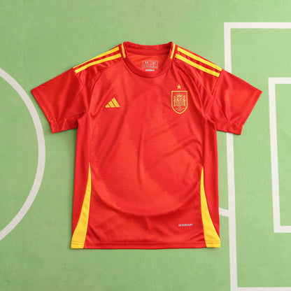 2024 UEFA Spain Home Kids Kit