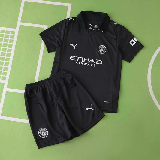 2025/26 Manchester City F.C Away Kids Kit