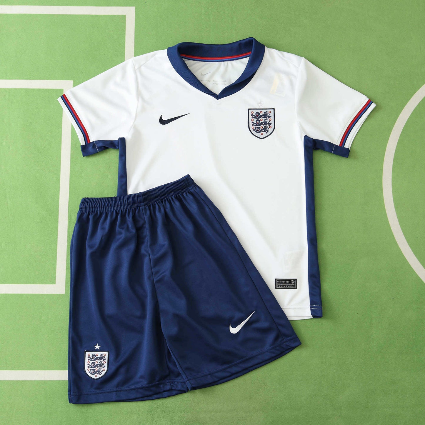 2024 UEFA England Home Kids Kit