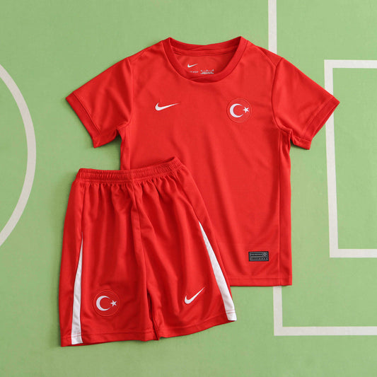2024 UEFA Turkey Away Kids Kit