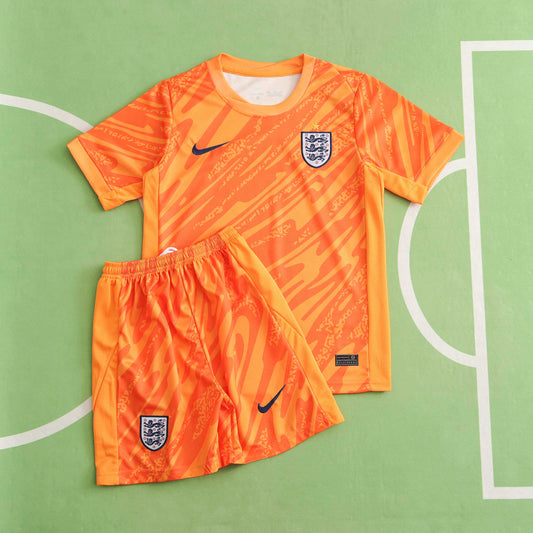2024 UEFA England Goalkeeper Kids Kit