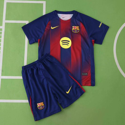 2025/26 FC Barcelona Home Kids Kit