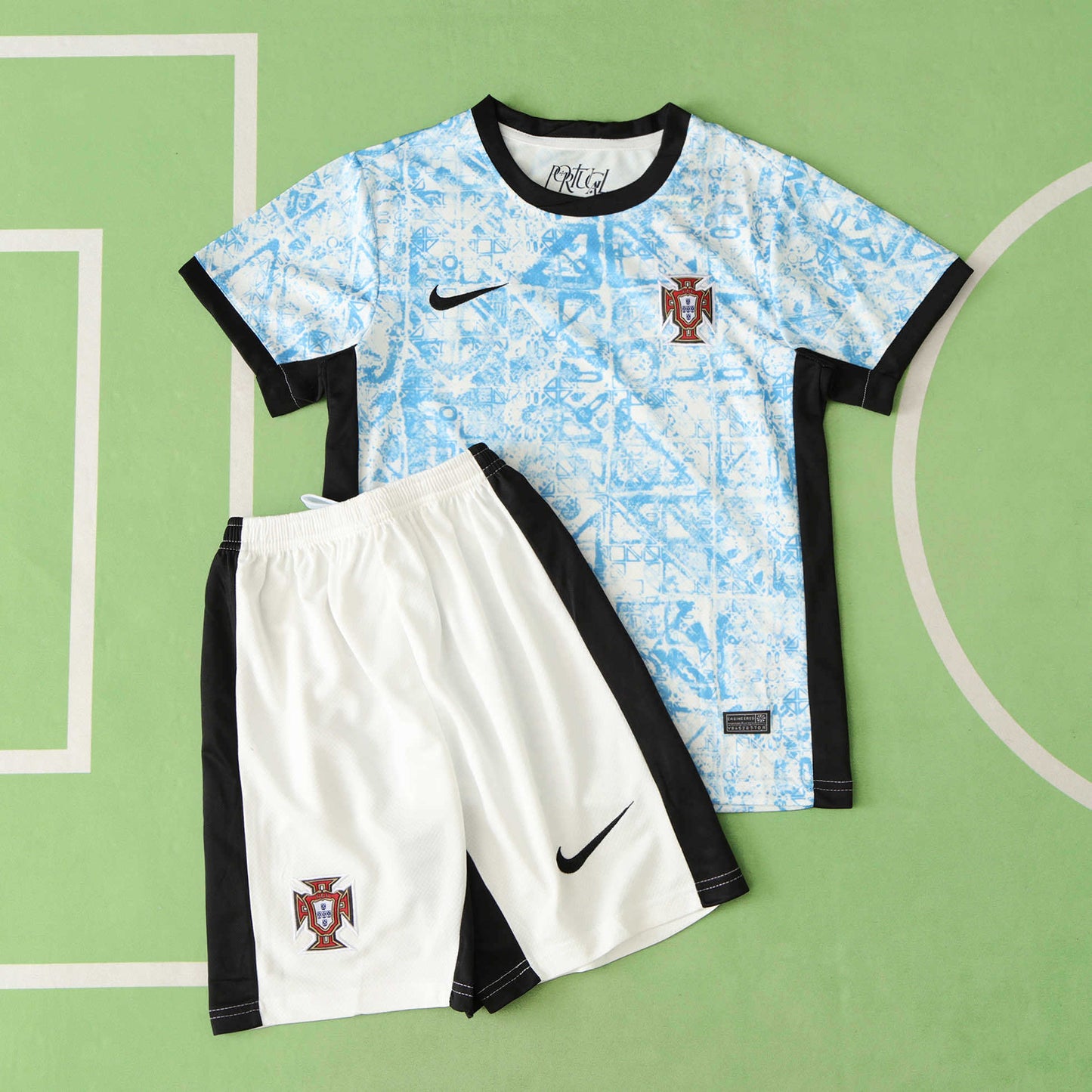 2024 UEFA Portugal Away Kids Kit