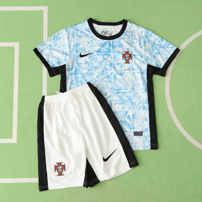 2024 UEFA Portugal Away Kids Kit