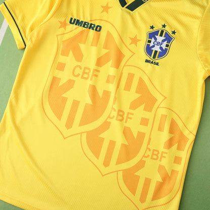 1993/94 Brazil Retro Home KIt