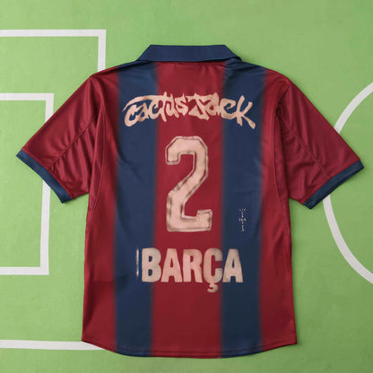2000/01 FC Barcelona x Cactus Jack Retro Home Skeleton Kit