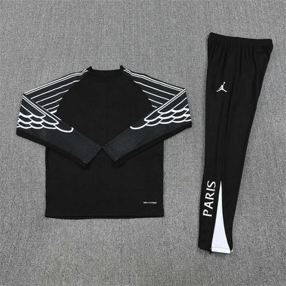 2024/25 Paris Saint German F.C. Black Half-Zip Tracksuit