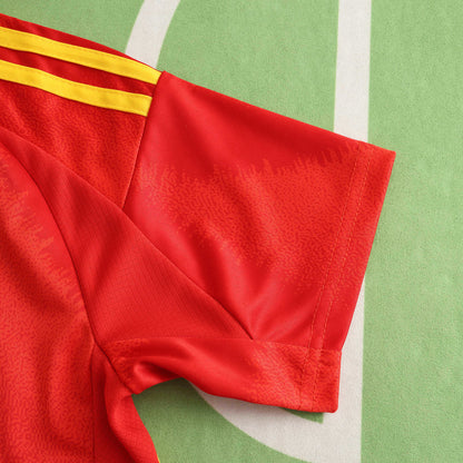 2024 UEFA Spain Home Kids Kit