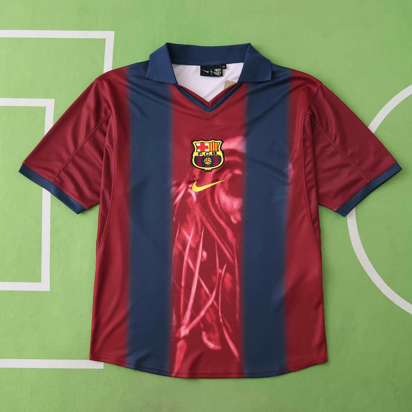 2000/01 FC Barcelona x Cactus Jack Retro Home Skeleton Kit