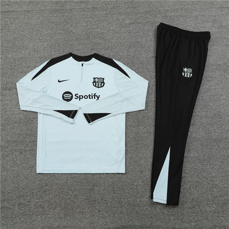 2024/25 F.C Barcelona 'Light Grey' Tracksuit